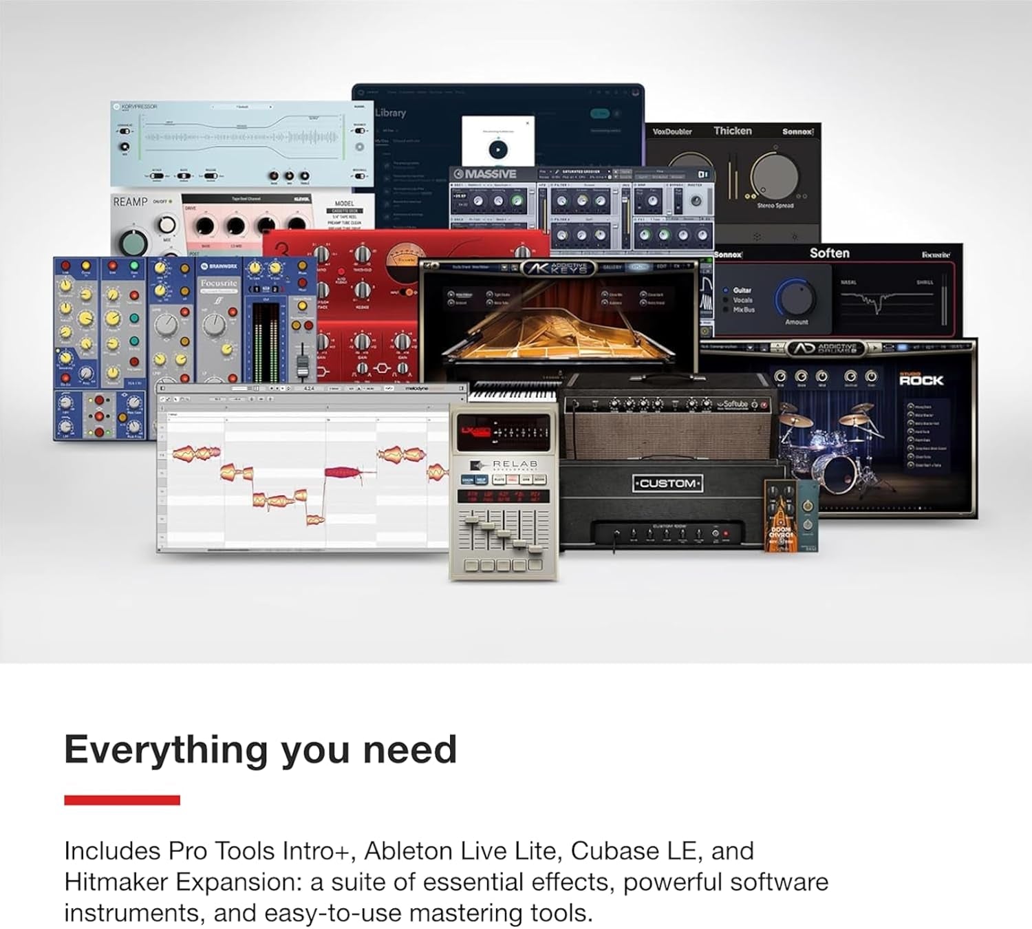 Scarlett 2I2 4Th Gen USB Audio Interface for Recording, Songwriting, Streaming and Podcasting — High-Fidelity, Studio Quality Recording, and All the Software You Need to Record | 2 Mic Preamps, 2 Hi-Z Instrument Inputs, 24-Bit/192Khz, 120Db Dynamic Range,