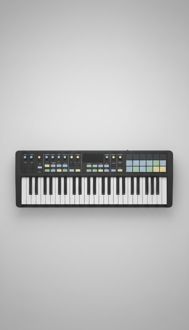 Studio-Grade MIDI Keyboard Aluminum Chassis