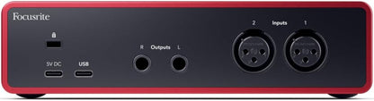 Scarlett 2I2 4Th Gen USB Audio Interface for Recording, Songwriting, Streaming and Podcasting — High-Fidelity, Studio Quality Recording, and All the Software You Need to Record | 2 Mic Preamps, 2 Hi-Z Instrument Inputs, 24-Bit/192Khz, 120Db Dynamic Range,