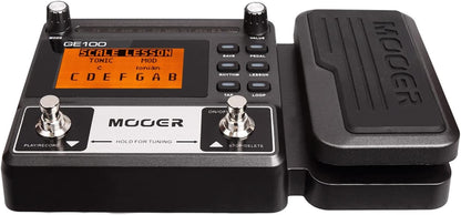 GE100 Multi-Effects Guitar Pedal 80 Presets, 66 Effects | 180 Second Loop,40 Drum Rythm, Distortion, Expression Volume Wah Pedal, Tap Tempo, Headphone Out, LED Screen, Tuner