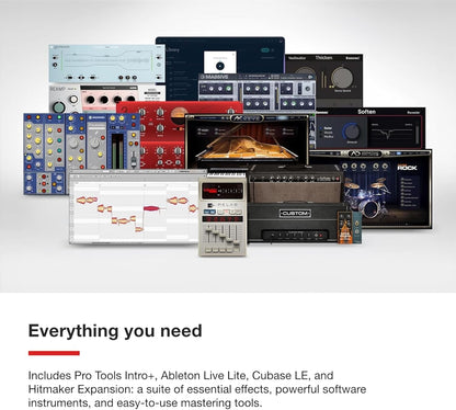 Scarlett 2I2 4Th Gen USB Audio Interface for Recording, Songwriting, Streaming and Podcasting — High-Fidelity, Studio Quality Recording, and All the Software You Need to Record | 2 Mic Preamps, 2 Hi-Z Instrument Inputs, 24-Bit/192Khz, 120Db Dynamic Range,
