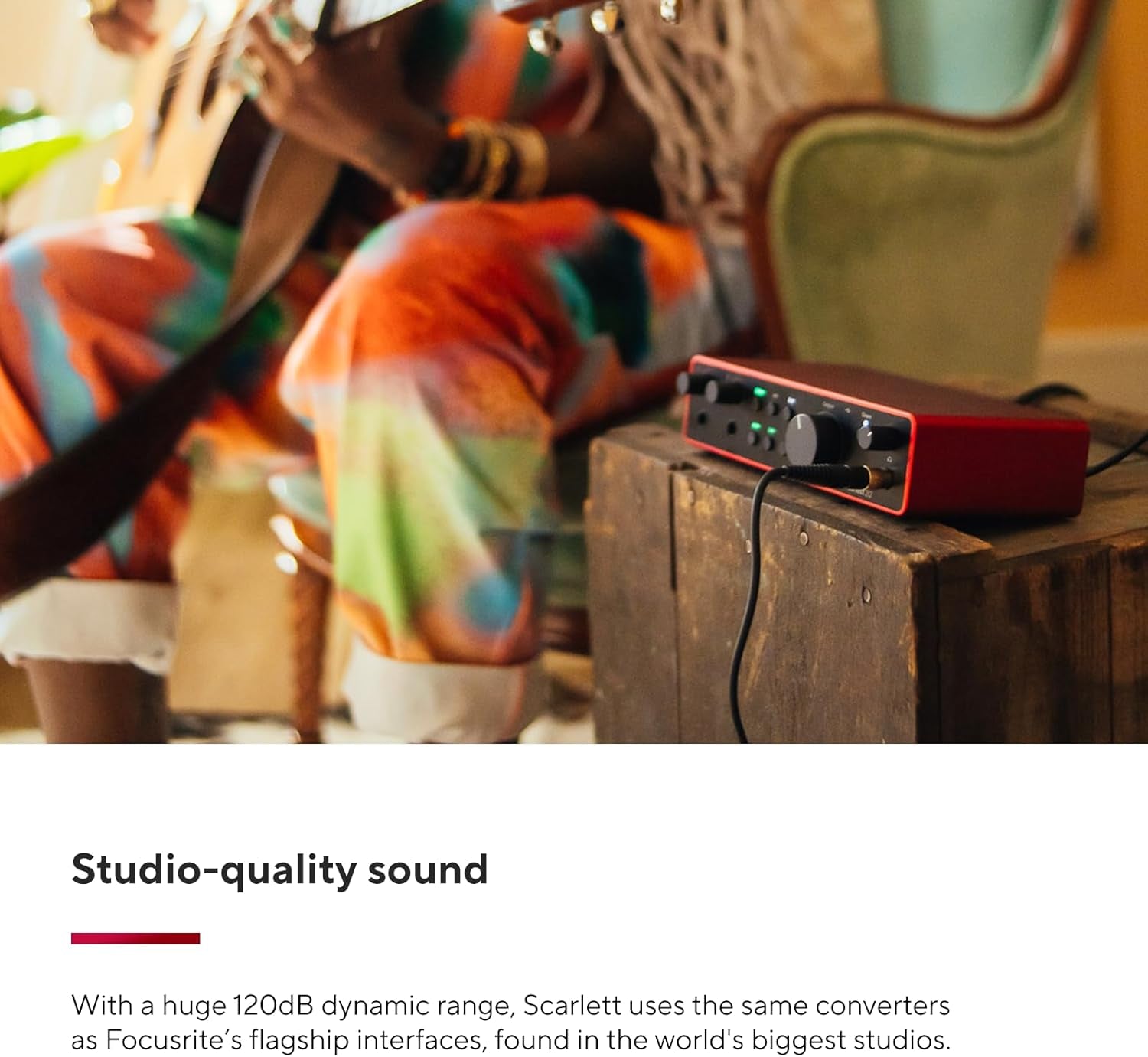 Scarlett 2I2 4Th Gen USB Audio Interface for Recording, Songwriting, Streaming and Podcasting — High-Fidelity, Studio Quality Recording, and All the Software You Need to Record | 2 Mic Preamps, 2 Hi-Z Instrument Inputs, 24-Bit/192Khz, 120Db Dynamic Range,
