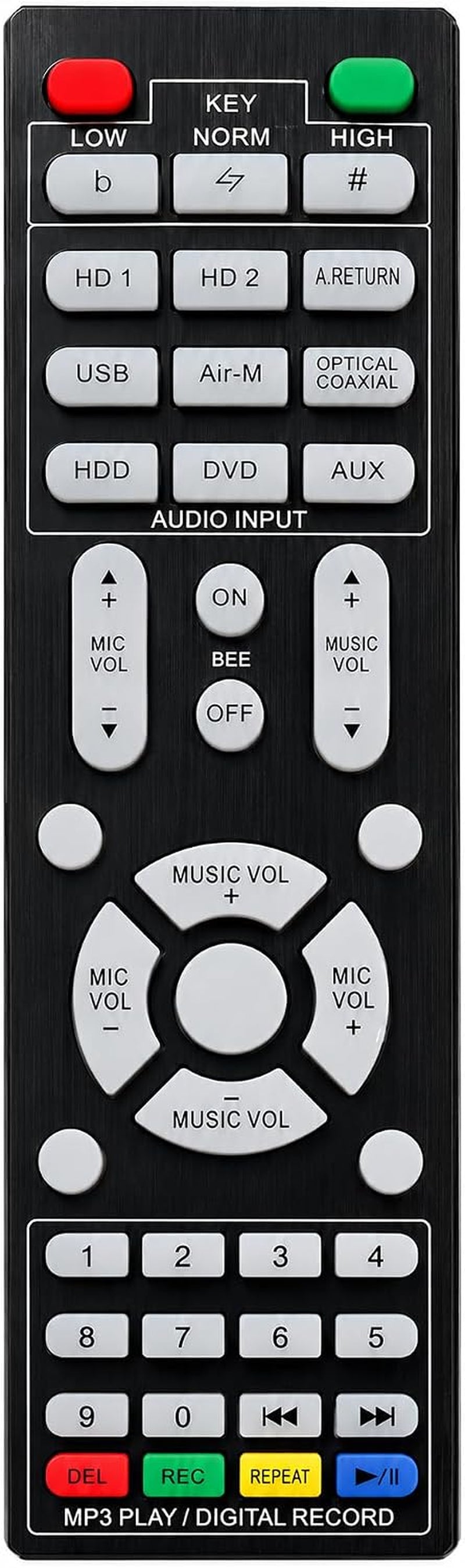 Pm-6000Pro Professional KJ/DJ 6000W Digital Console Mixing Board Karaoke Ampliffier Built in Hdmi-Arc, Optical, Bluetooth, Aux, Recording with Anti-Feedbacks