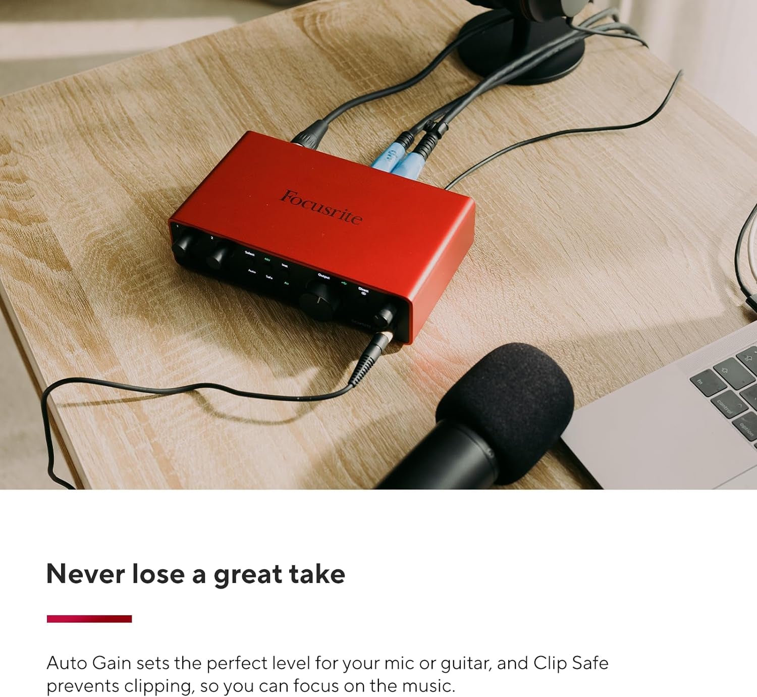 Scarlett 2I2 4Th Gen USB Audio Interface for Recording, Songwriting, Streaming and Podcasting — High-Fidelity, Studio Quality Recording, and All the Software You Need to Record | 2 Mic Preamps, 2 Hi-Z Instrument Inputs, 24-Bit/192Khz, 120Db Dynamic Range,