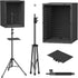 Microphone Isolation Shield, Professional Mic Shield for Studio with Tripod Stand, Adjustable Height Max 53.1 Inch, Sound Proof Box for Singing, Recording Studio Equipment