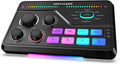 SC8 Gaming Audio Mixer for Live Streaming with 7.1Ch Surround Sound | for Pc,Rgb,Headphone Preamp,Mute Button,Volume Control,Optical Input,48V Phantom Power,3 EQ Modes,Game Chat Volume Balacnce
